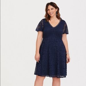 Torrid Navy Dress